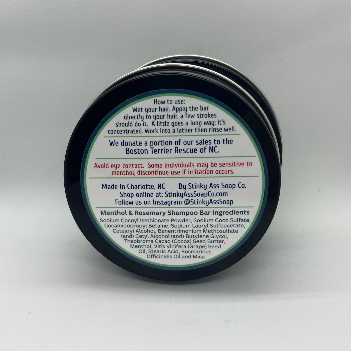 Menthol & Rosemary Shampoo Bar