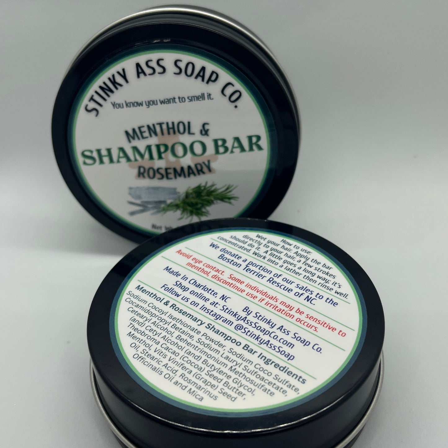 Menthol & Rosemary Shampoo Bar